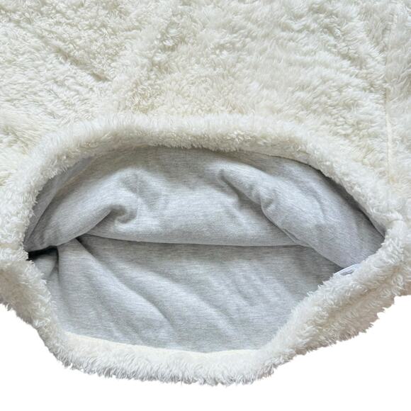Weatherproof Sherpa Sweatshirt Cream 1/4 Zip Pullover Women’s Size Small - Picture 7 of 13